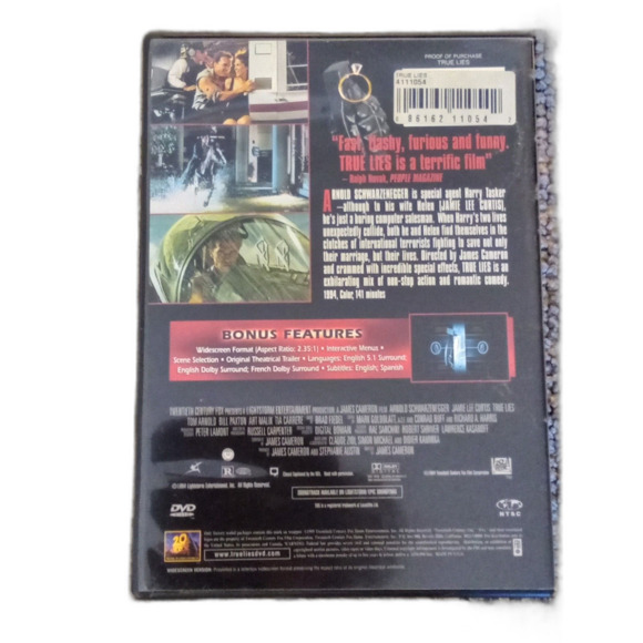 TRUE LIES - Digitally Remastered DVD - Picture 2 of 3